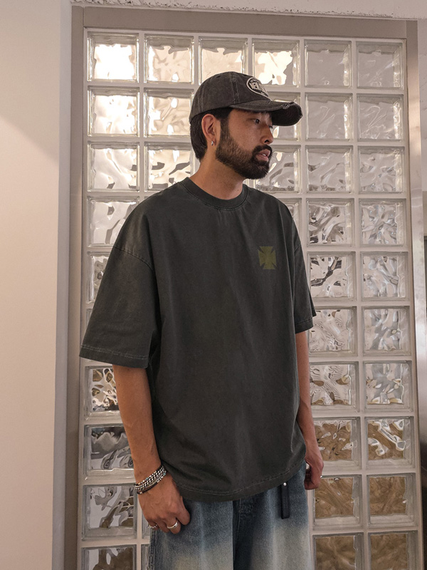 (XL-4XL)<BR>무르나우 pigment Short T shirts