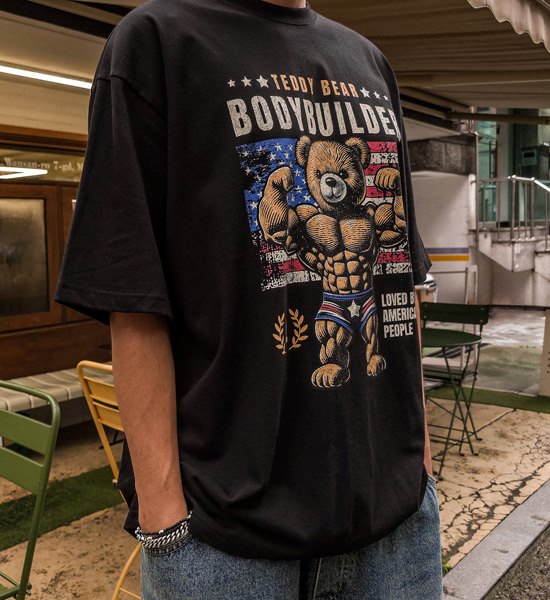 (XL-6XL)<BR>비야즈마 Short T shirts