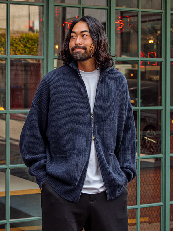<br><font color="#fd0303">[365SALE]</font><br><font color="#2046a7">★교환/반품불가★</font><BR>얼브리 knit zip-up