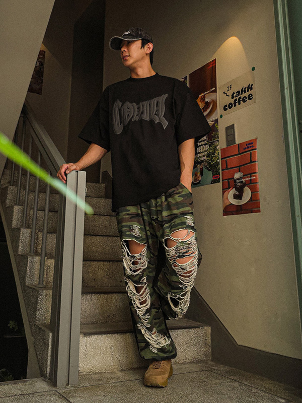 (XL-4XL)<BR>로키차니 Short T shirts