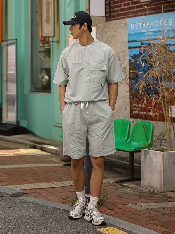 (L-4XL)<BR>바빈치노 Banding Shorts