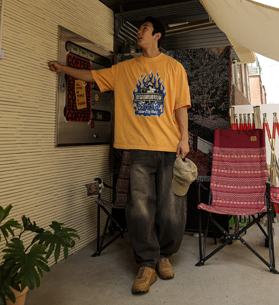 (XL-4XL)<br>후아리나 pigment Short T shirts