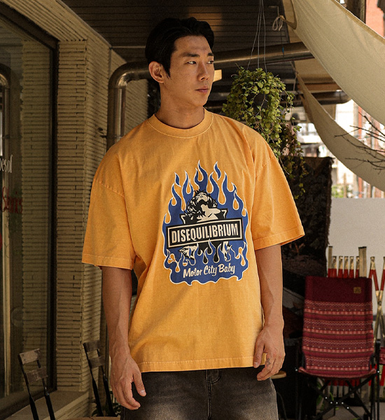 (XL-4XL)<br>후아리나 pigment Short T shirts