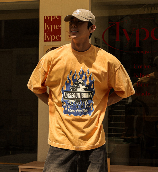 (XL-4XL)<br>후아리나 pigment Short T shirts