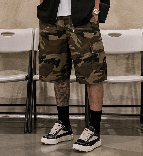 (XL-6XL)<br>팰리니 Cargo Banding Shorts