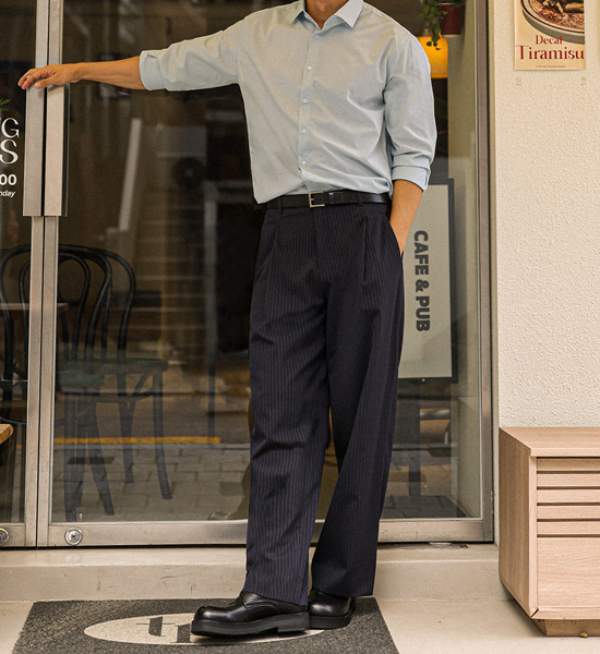 미하엘 Semi-wide fit Banding Slacks