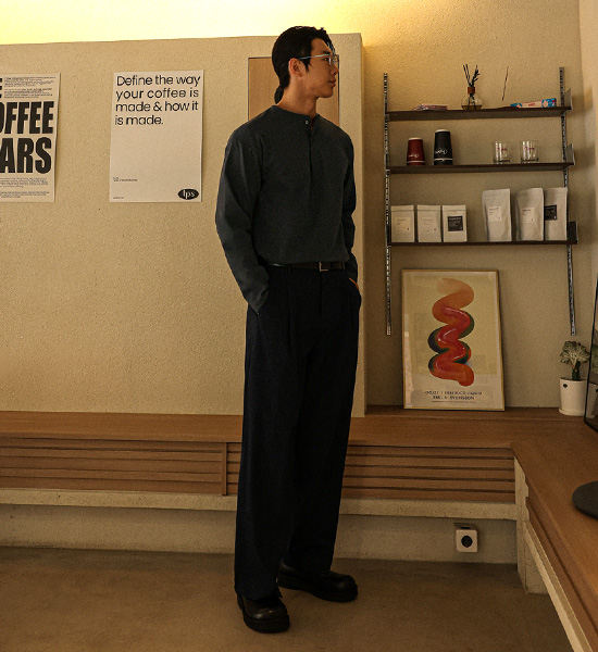 미하엘 Semi-wide fit Banding Slacks