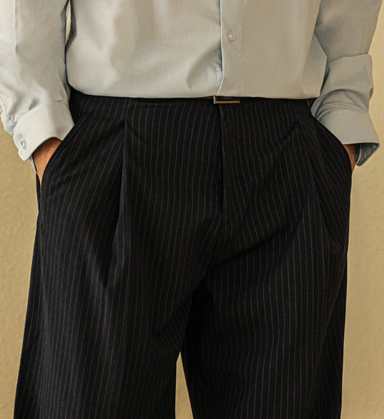 미하엘 Semi-wide fit Banding Slacks