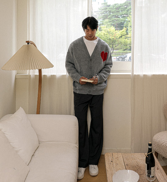 (XL-6XL)<BR>하트로드 Cardigan