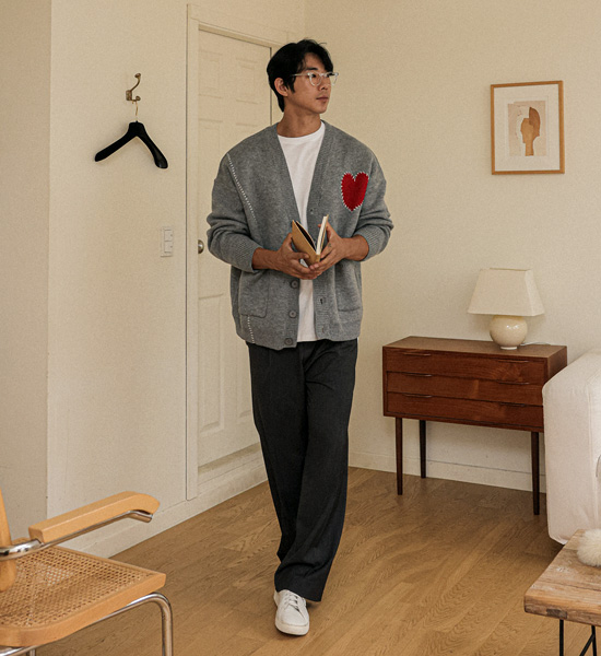 (XL-6XL)<BR>하트로드 Cardigan