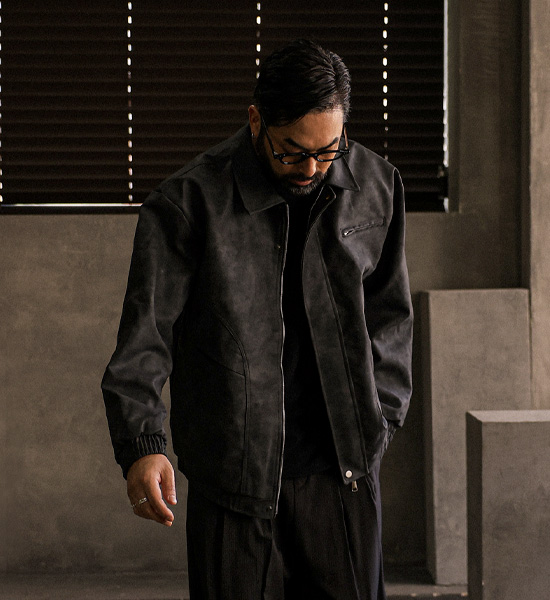 (M-5XL)<br>루트라키 레더점퍼