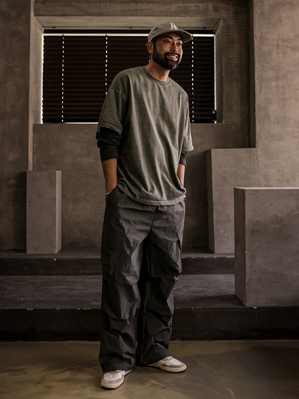 (XL-6XL)<br>마르티니 Semi-wide fit cargo-banding pants 3118
