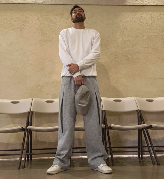 (XL-6XL)<br>투르가우 Semi-wide fit banding pants 3132