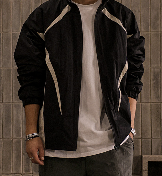 (M-6XL)<BR>아토비 color combination Windbreak 2876