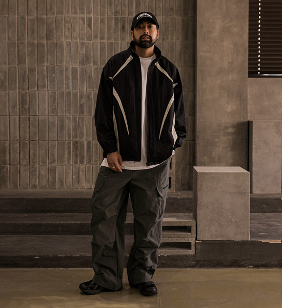 (M-6XL)<BR>아토비 color combination Windbreak 2876