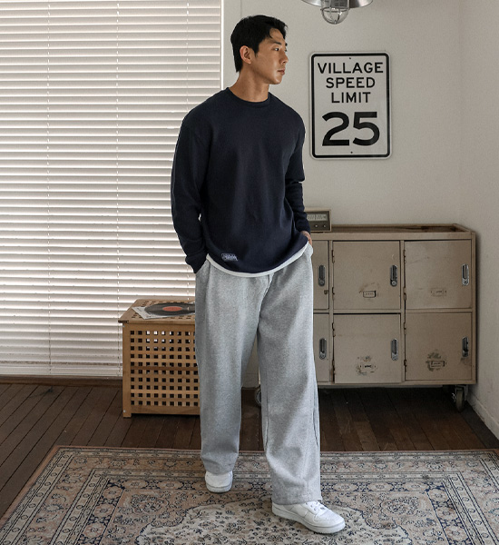 (XL-6XL)<br>클로린다 Semi-wide fit banding pants 3101