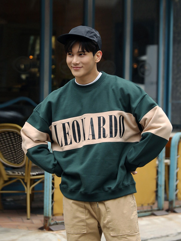 (L~5XL)<br>레오나르도 man-to-man T