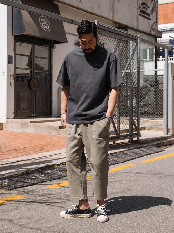 (L~5XL)<br>컬러명 Embroidery Short T shirts