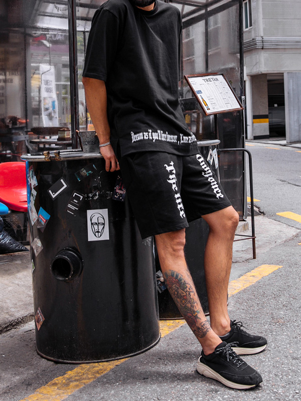 (L-5XL)<BR>네쉬 Short T shirts+샌들러 Training Shorts