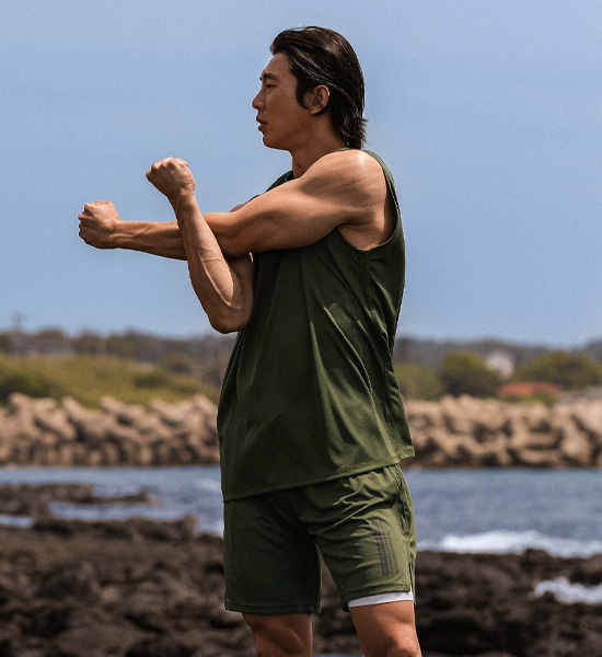 (M-6XL)<br>키트 레터링 메쉬나시<br><font color="#072c81"><B>[ W.DNA ]</B></font>