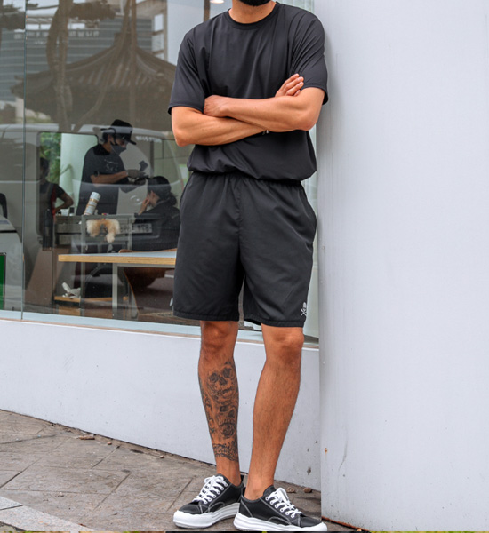 (M-6XL)<br>Cool 촉감 Functional Short T shirts<br><font color="#224f20"><B>*Select length (Basic,Long+6cm)</B></font>