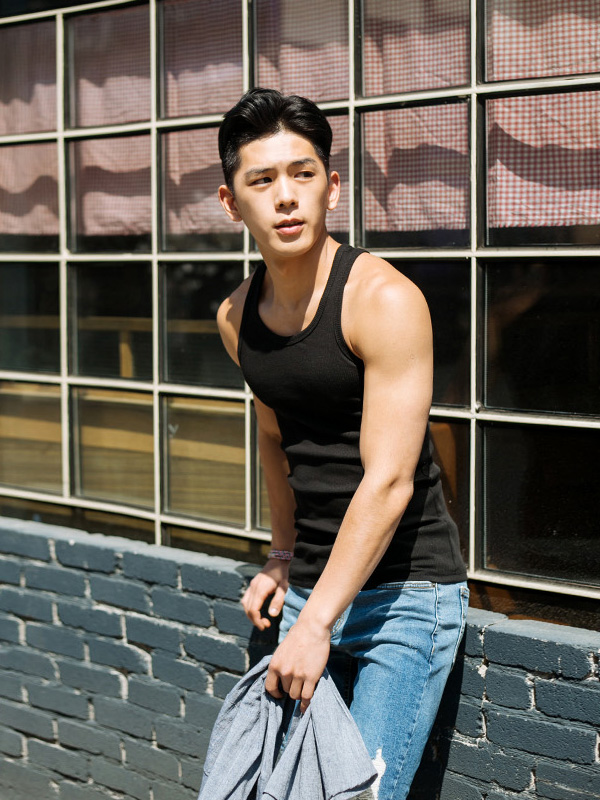 (M-5XL)<br>new ribbed 망고나시