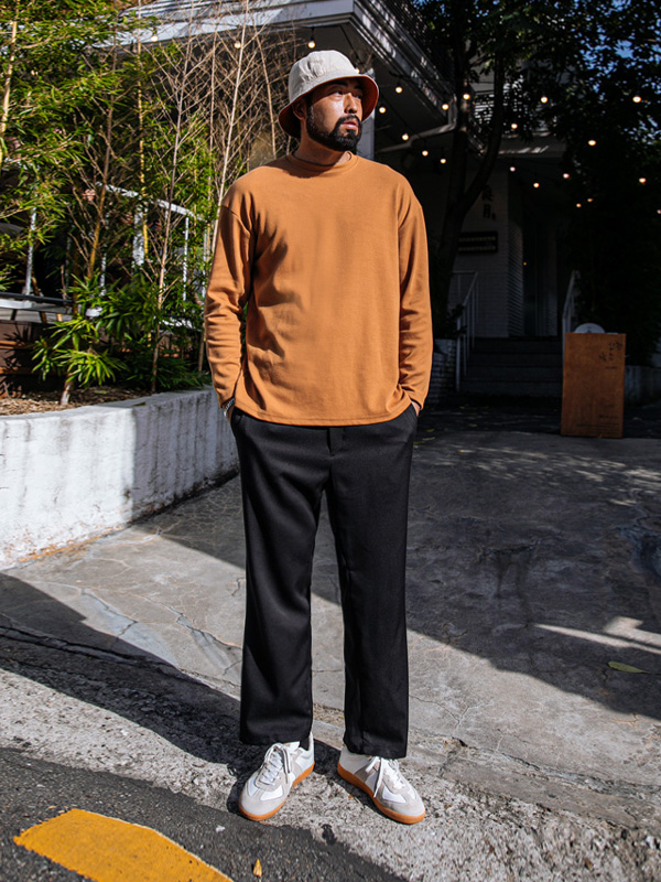 (M~4XL)<BR>래펀 Back banding 와이드슬랙스37