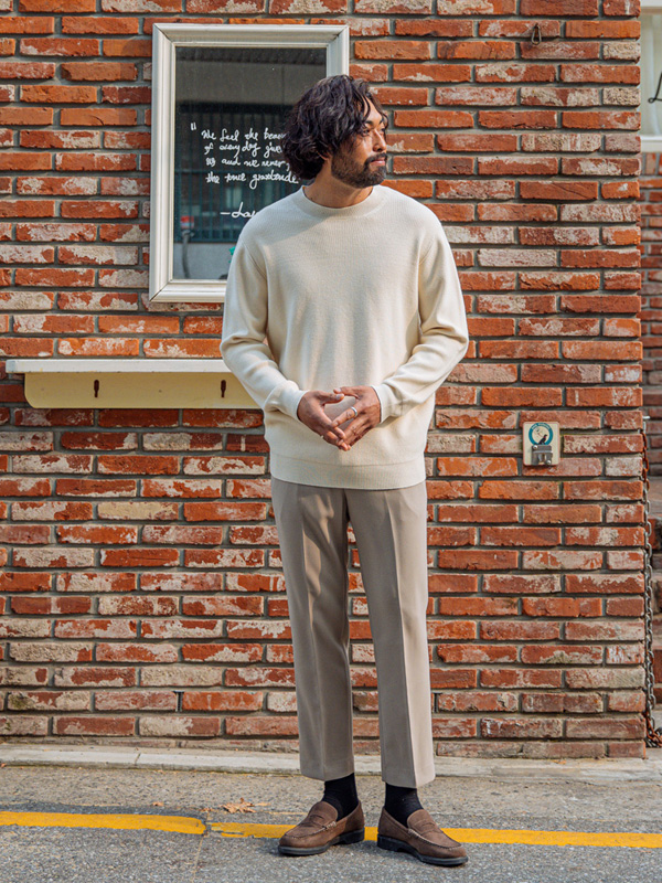 (L-5XL)<br>루어만 Round knitwear<br><font color="#fb5ec9"><B>[1+1]</B></font>