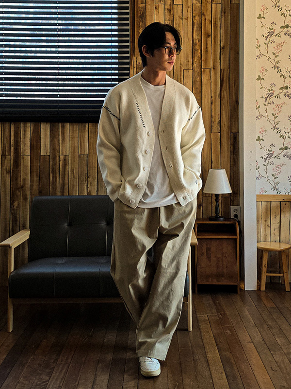 (L-5XL)<BR>코운다 Cardigan