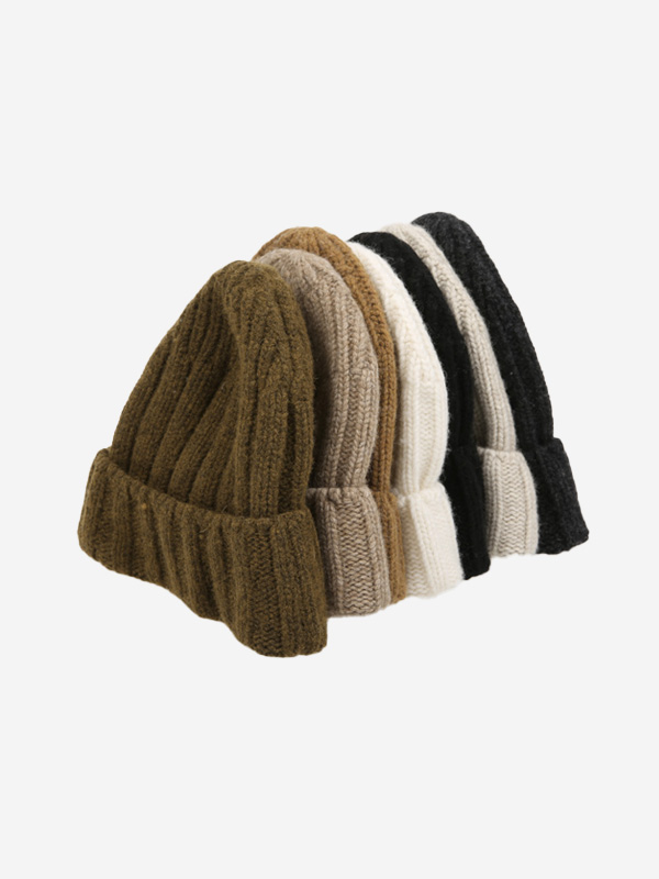큰골지 Wool beanie