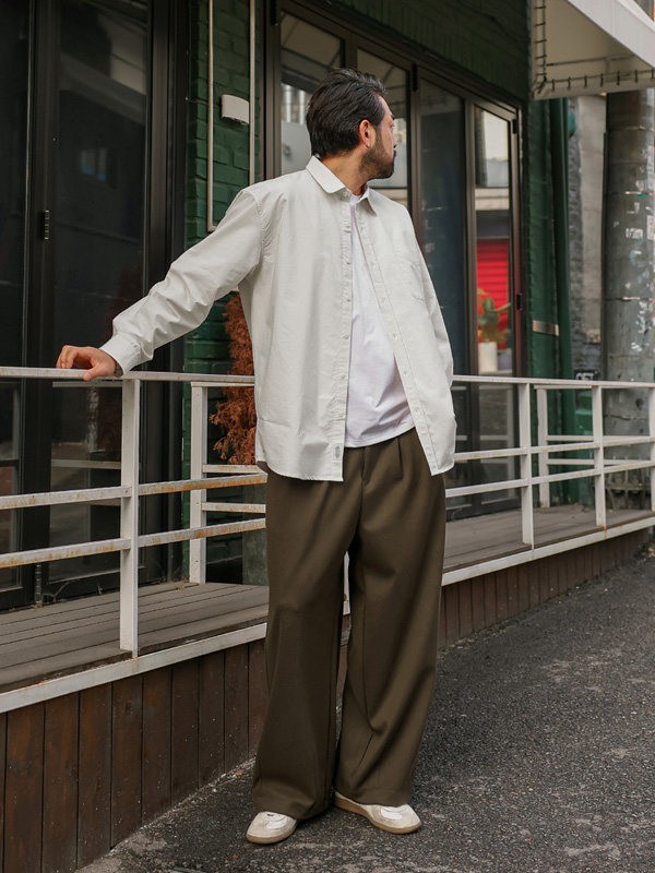 (XL-6XL)<br>타르노프 oxford patternless shirt<BR><B><FONT COLOR="#ff4800">[Additional discount]</FONT></B>