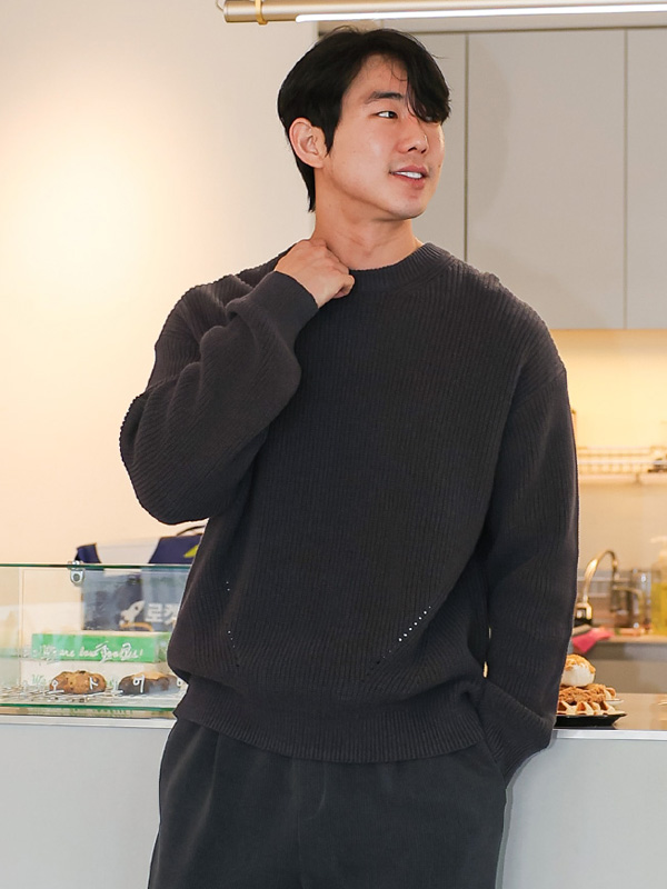 (XL-6XL)<br>블러프 Round knitwear