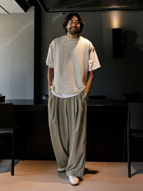 (XL-4XL)<BR>파차버 Knit Vest