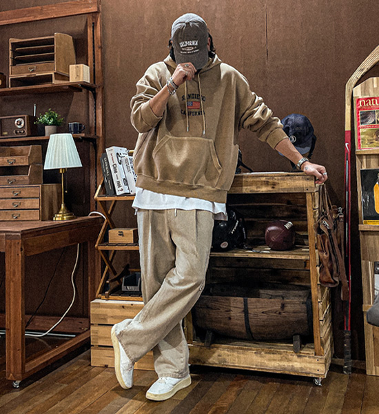 (XL-6XL)<BR>터니스버 pigment Hoodie <br><font color="#098a09"><B>Select length (Basic,Long+6cm)</B></font>