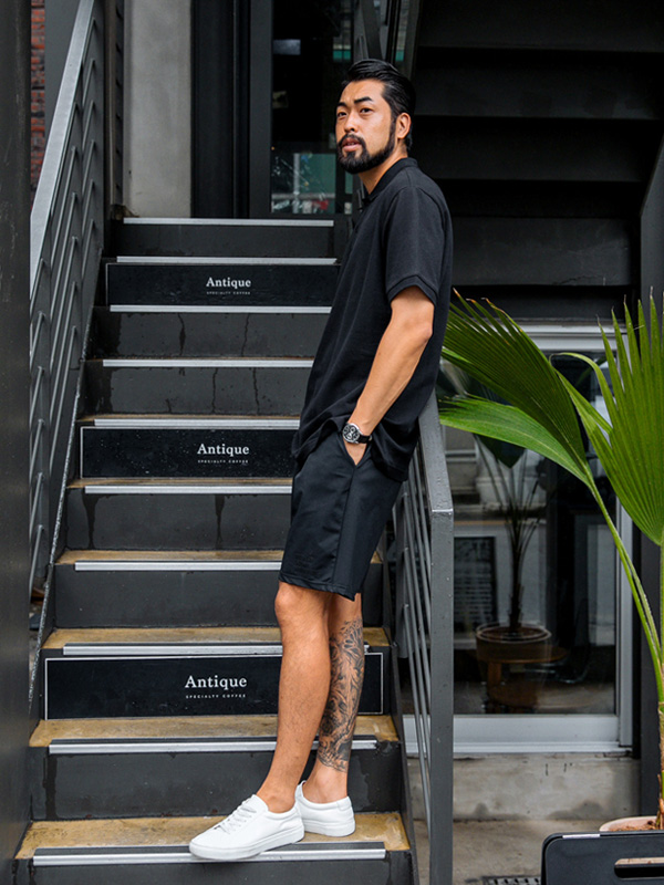 (L~6XL)<br>린제이 short-sleeved collar T-shirt