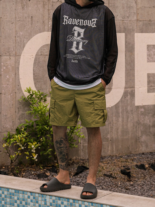 (M-4XL)<br>얀코 cargo banding shorts 364