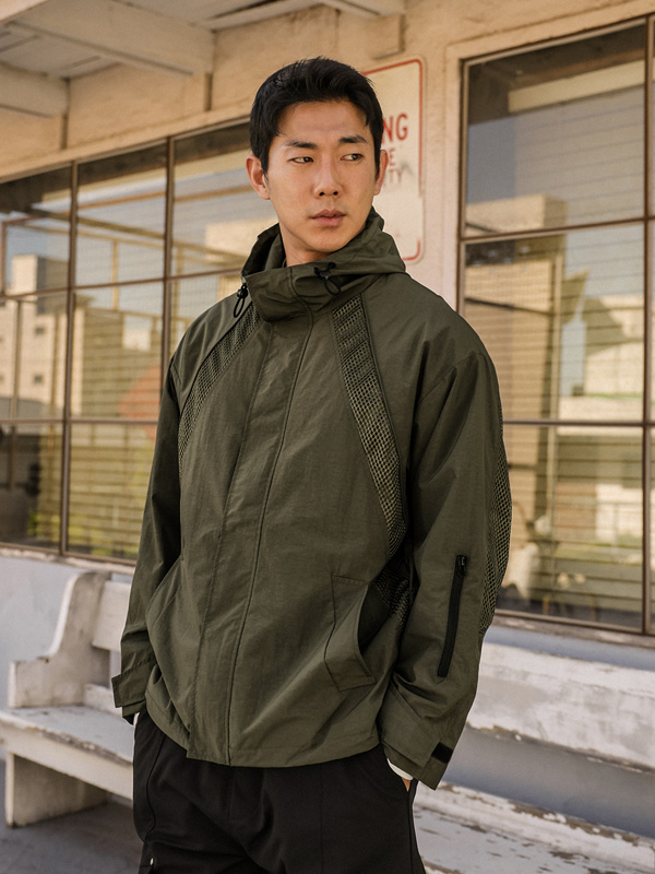 (M-6XL)<br>아프루니 Hood Windbreak 3502