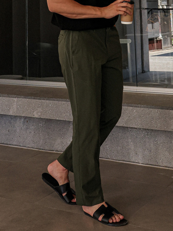 (M-6XL)<BR>엔비유 Sidebanding Slacks <br><font color="#098a09"><B>Select length (Basic,Long+8cm)</B></font><BR><B><FONT COLOR="#ff4800">[Additional discount]</FONT></B>