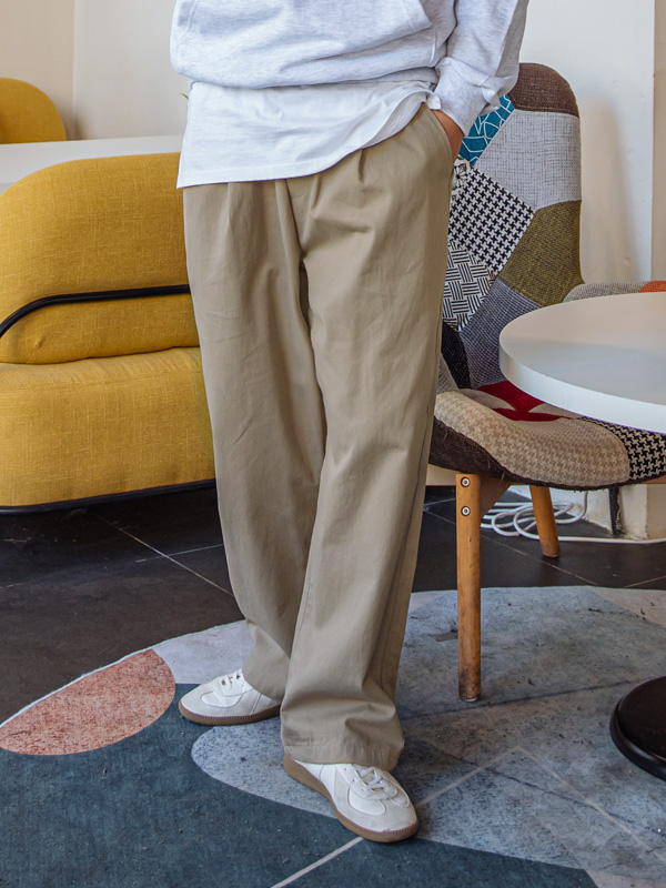 (L-5XL)<BR>카스코 wide banding pants <br><font color="#098a09"><B>Select length (Basic,Long+10cm)</B></font>