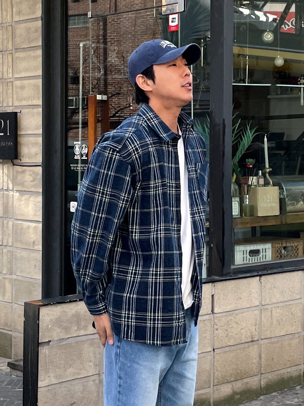 (L-5XL)<br>핀토나 checkered shirt