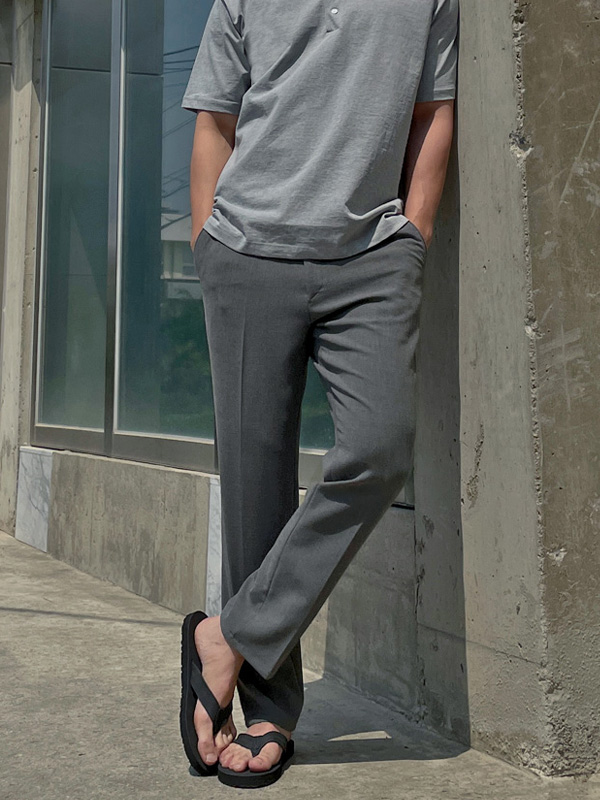 (M-6XL)<br>자오티 Slim Fit Magic banding Slacks S102<br><font color="#224f20"><B>*Select length (Basic,Long+10cm)</B></font>