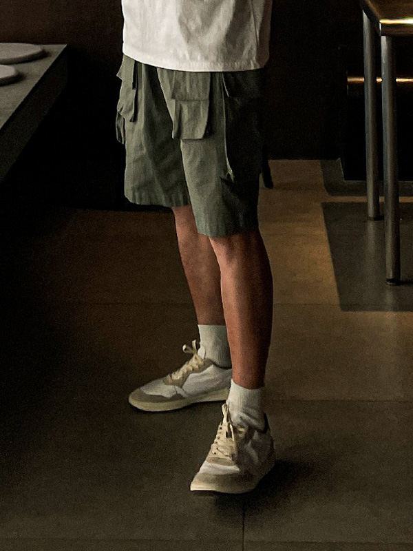 (M-5XL)<BR>세르보 7부 cargo-banding pants 1612
