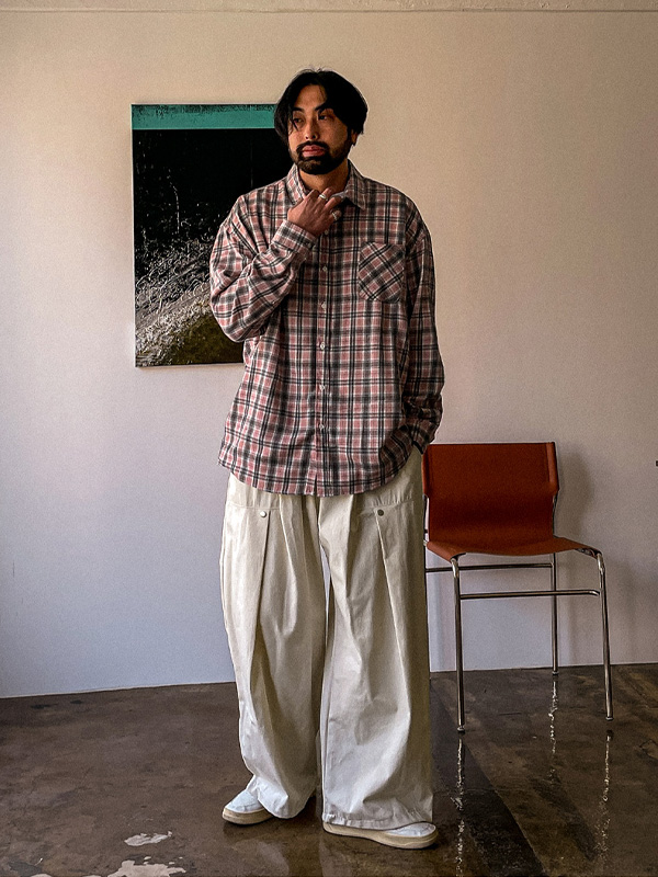 (XL-4XL)<BR>피크리나 wide fit Balloon banding pants