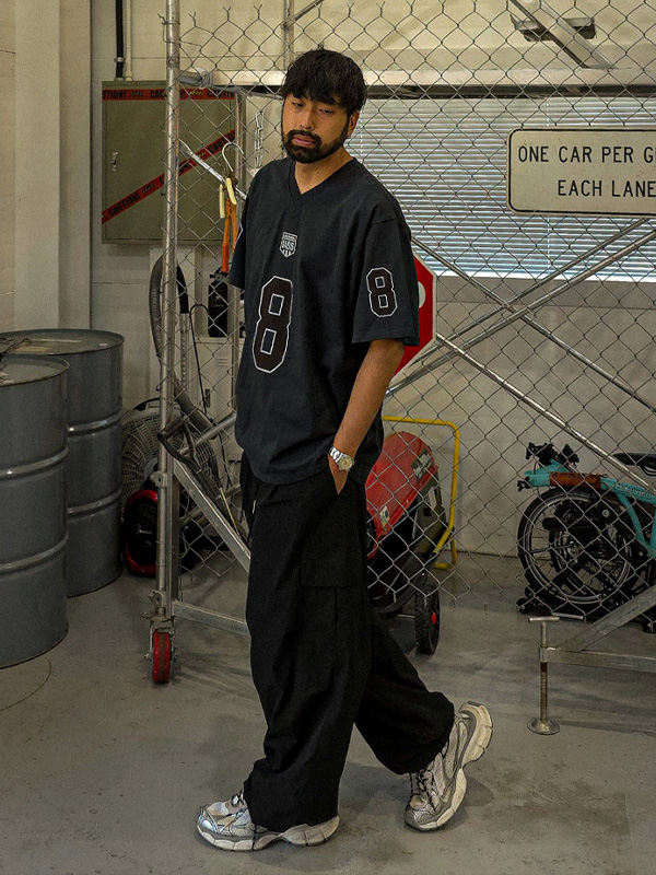 (L-4XL)<br>오파니 wide fit cargo-banding pants 3002