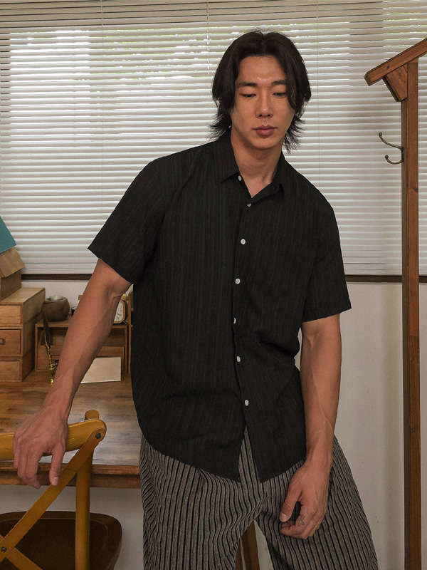 (L-5XL)<BR>실리아나 short-sleeved shirt