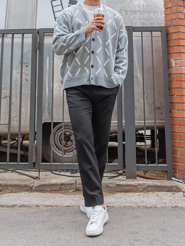 (L-6XL)<BR>WWrinkle free Slacks<br><font color="#098a09"><B>*Select length (Basic,Long+10cm)</B></font>