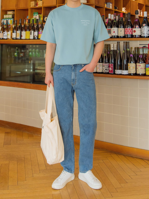 (L-5XL)<BR>인크리스 스판데님팬츠<br><font color="#098a09"><B>기장선택 (Basic,Long+10cm)</B></font>