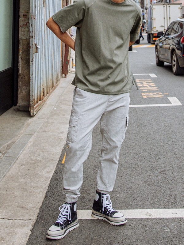 (S-6XL)<BR>비델라 Cargo 뒷밴딩조거팬츠