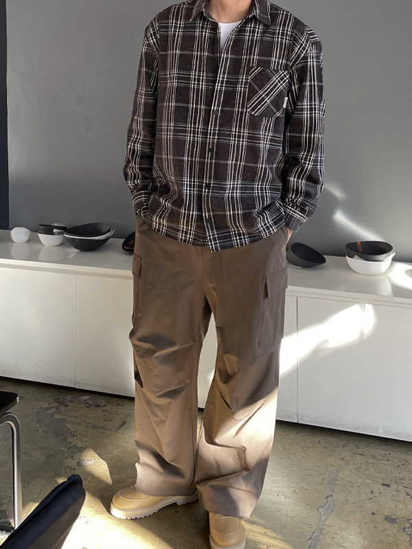 (XL-6XL)<BR>윙카 Semi-wide fit banding pants