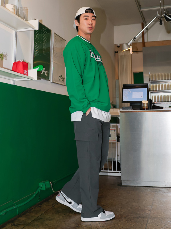 (M-5XL)<BR>핑치 standard fit cargo-banding pants 012-1